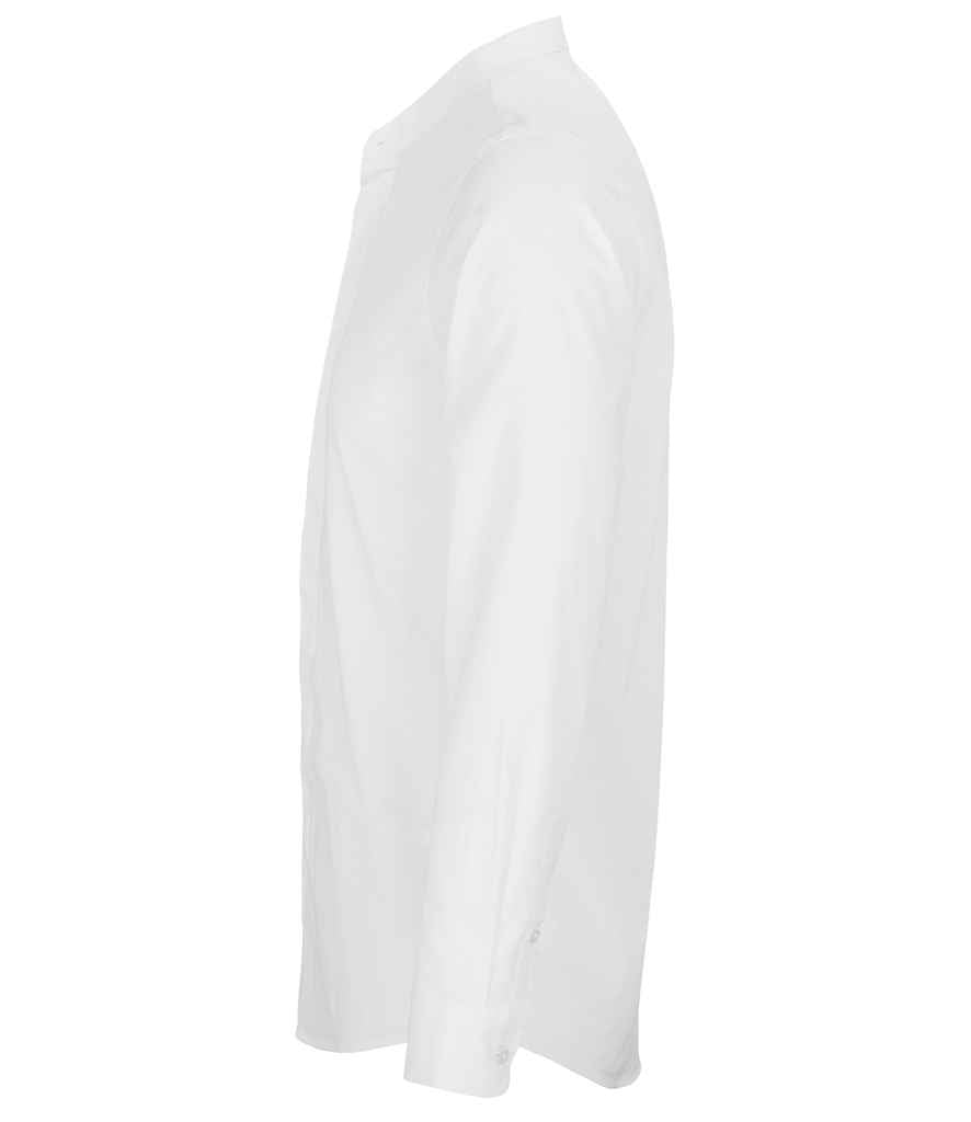 NEOBLU Bart Mao Collar Long Sleeve Poplin Shirt - Pierre Francis