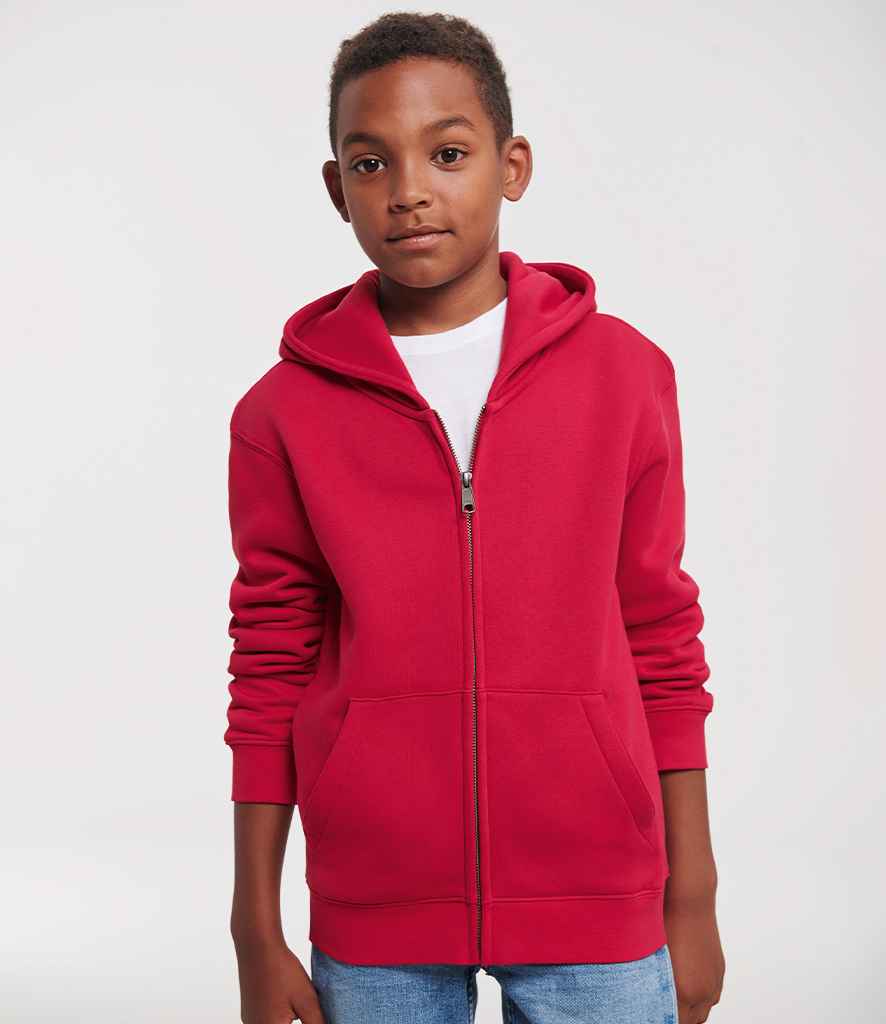 Russell - Kids Authentic Zip Hooded Sweatshirt - Pierre Francis