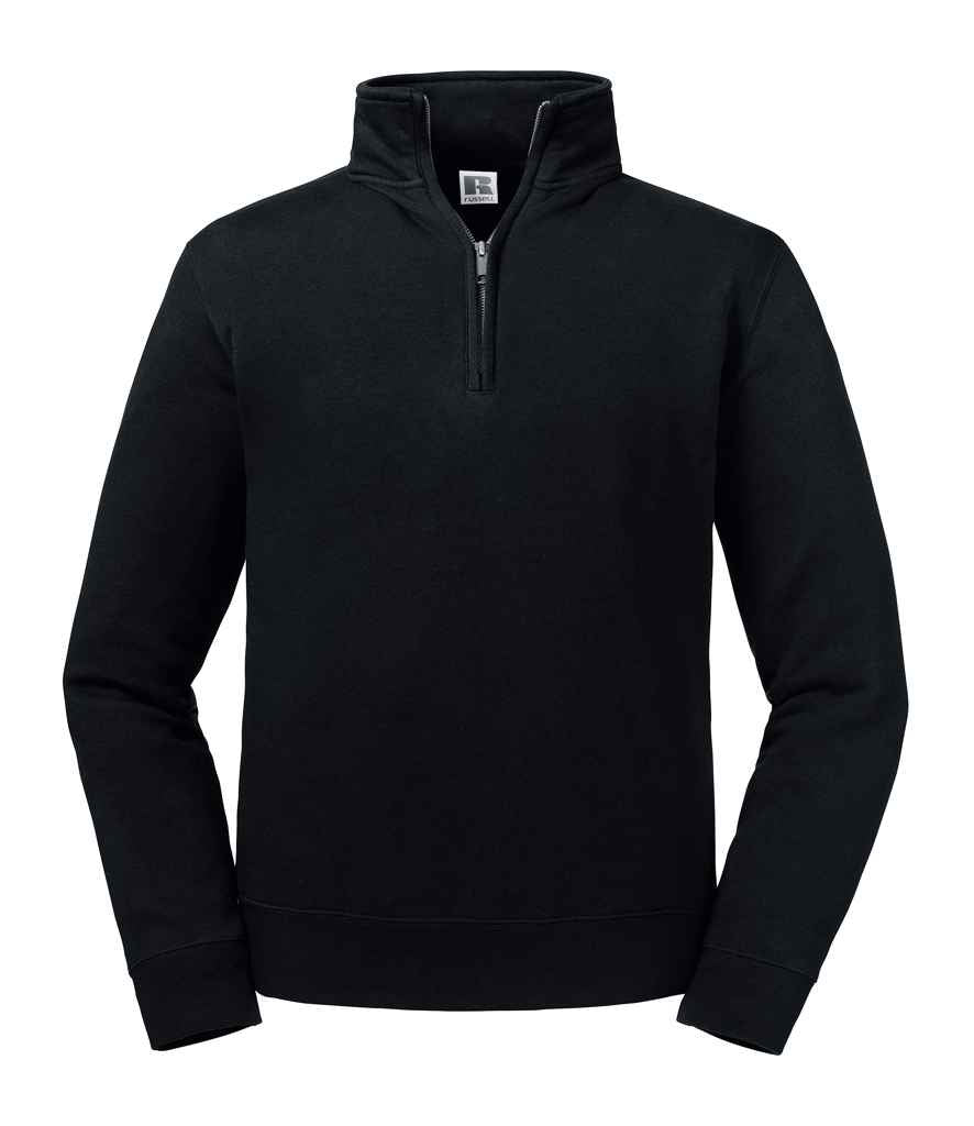 Russell - Authentic Zip Neck Sweatshirt - Pierre Francis