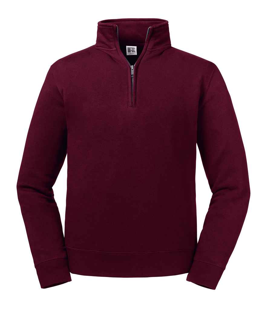 Russell - Authentic Zip Neck Sweatshirt - Pierre Francis