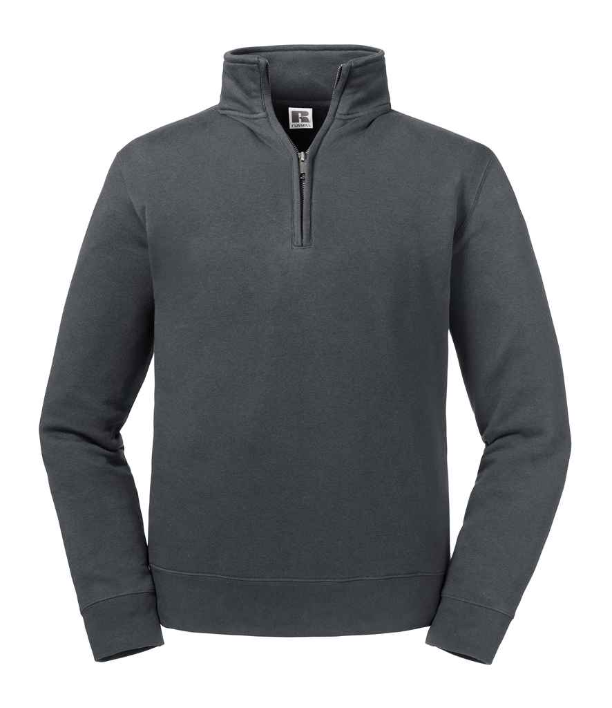 Russell - Authentic Zip Neck Sweatshirt - Pierre Francis