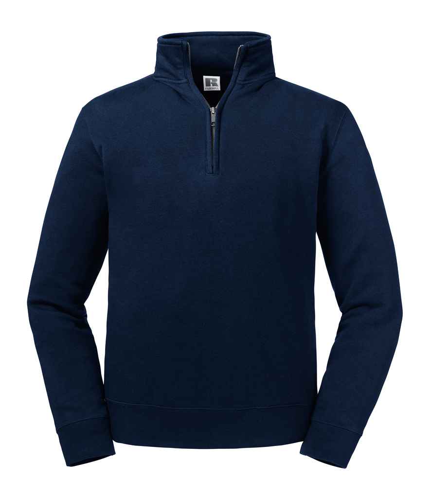 Russell - Authentic Zip Neck Sweatshirt - Pierre Francis