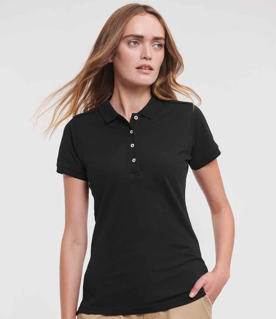 Russell - Ladies Stretch Piqué Polo Shirt - Pierre Francis