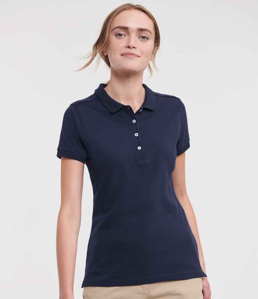 Russell - Ladies Stretch Piqué Polo Shirt - Pierre Francis