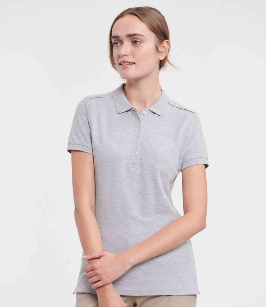 Russell - Ladies Stretch Piqué Polo Shirt - Pierre Francis