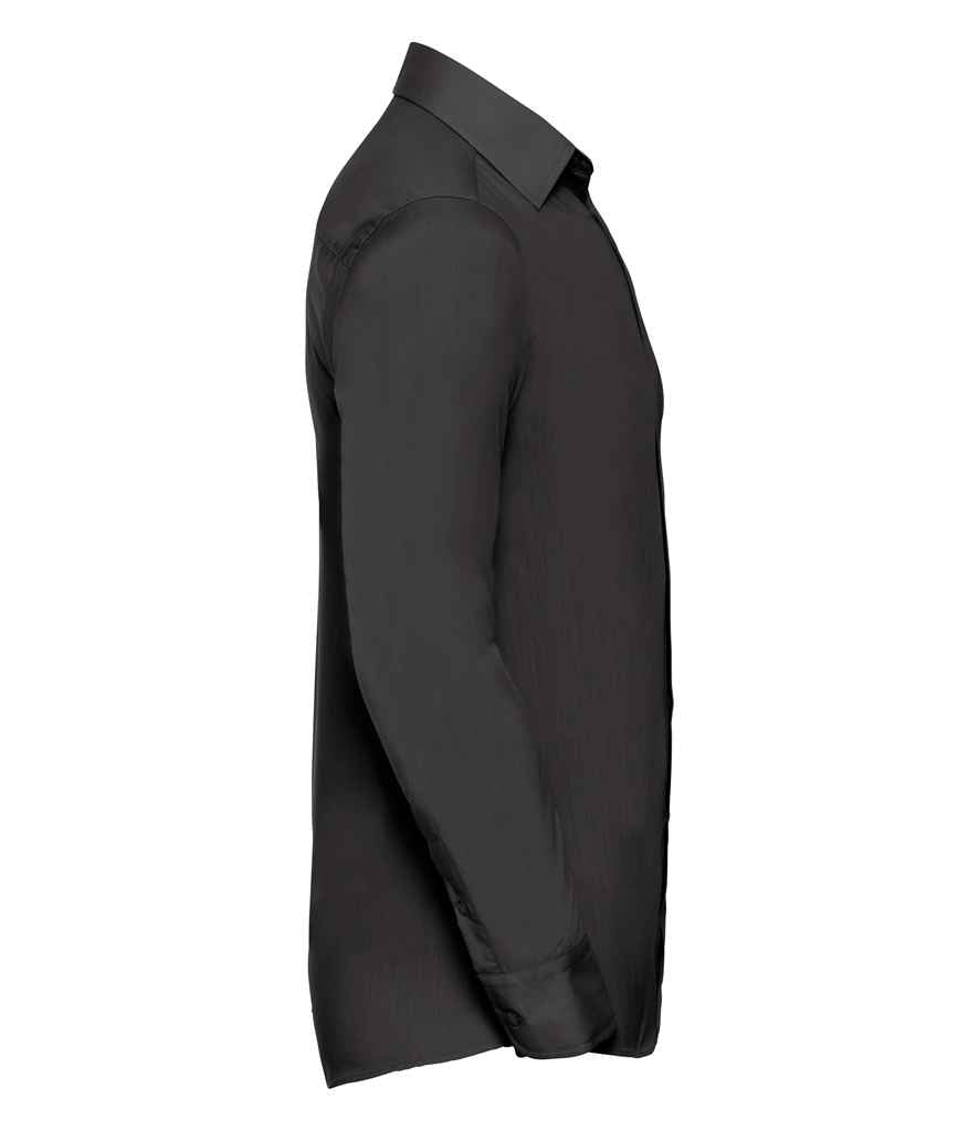 Russell Collection - Long Sleeve Tailored Poplin Shirt - Pierre Francis