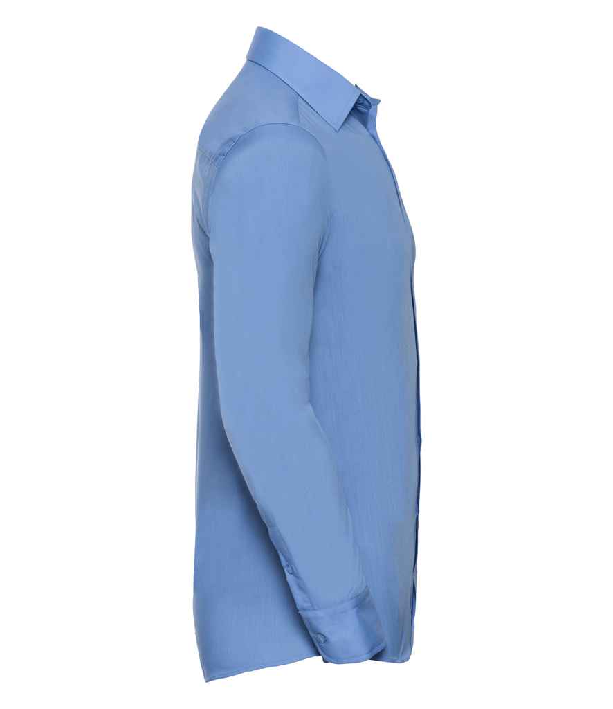 Russell Collection - Long Sleeve Tailored Poplin Shirt - Pierre Francis