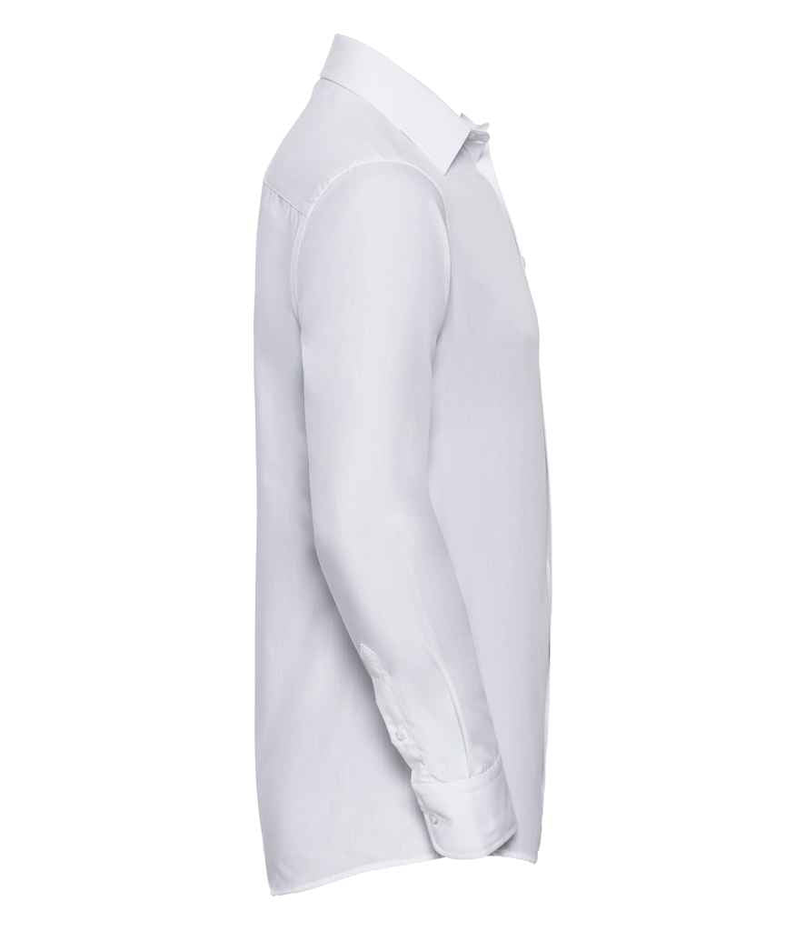 Russell Collection - Long Sleeve Tailored Poplin Shirt - Pierre Francis