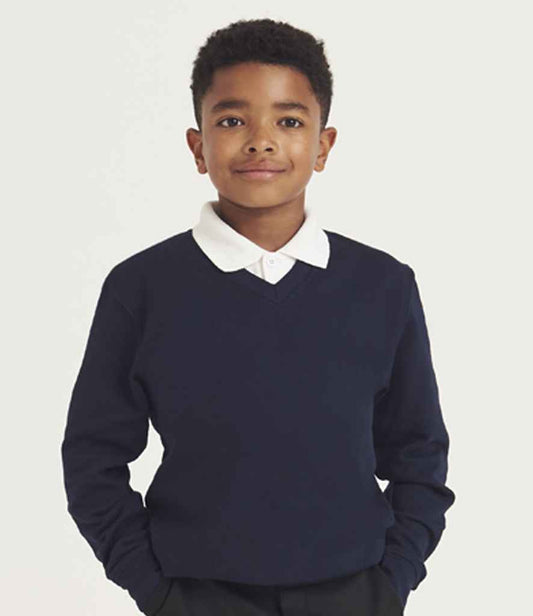 AWDis Academy - Kids V Neck Sweatshirt - Pierre Francis