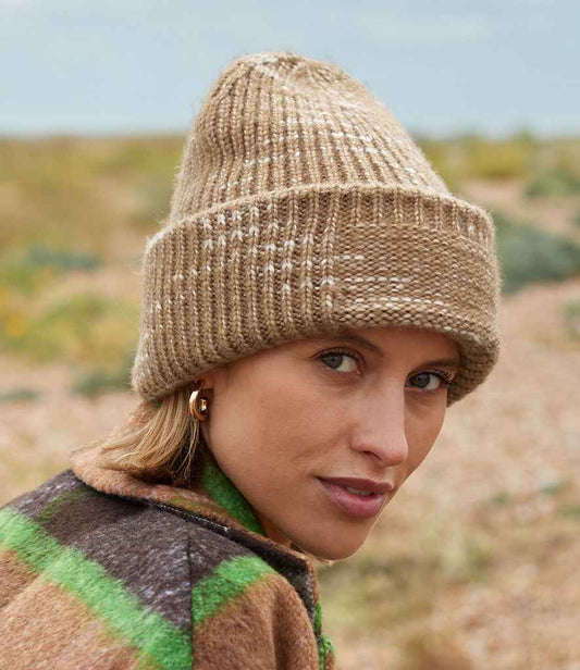 Beechfield - Chunky Knitted Patch Beanie - Pierre Francis