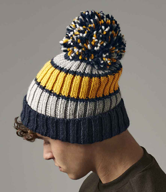 Beechfield - Hygge Striped Beanie - Pierre Francis