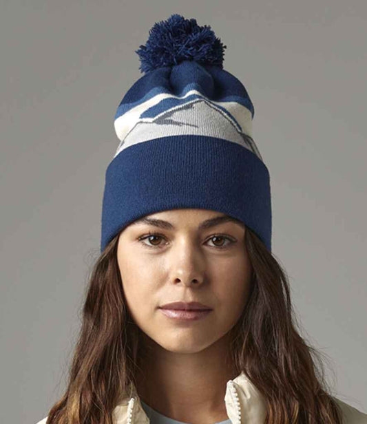 Beechfield - Mountain Peaks Pom Pom Beanie - Pierre Francis