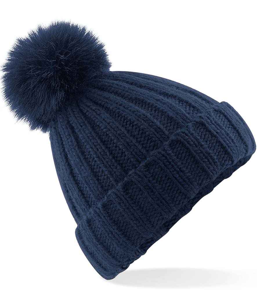 Beechfield - Verbier Fur Pop Pom Beanie - Pierre Francis