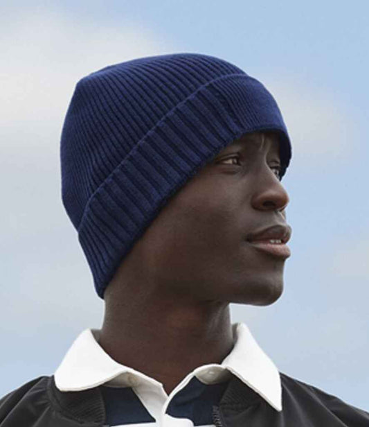 Beechfield - Organic Cotton Engineered Patch Beanie - Pierre Francis