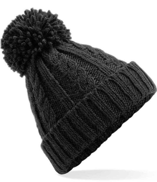 Beechfield - Cable Knit Melange Beanie