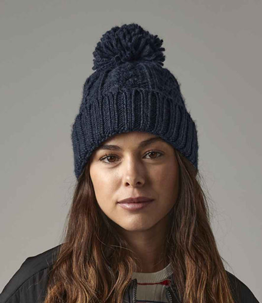 Beechfield - Cable Knit Melange Beanie - Pierre Francis