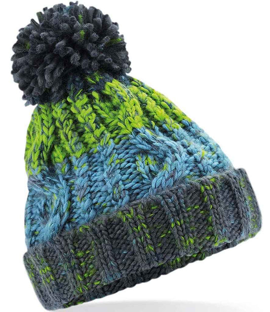 Beechfield - Junior Corkscrew Pom Pom Beanie - Pierre Francis