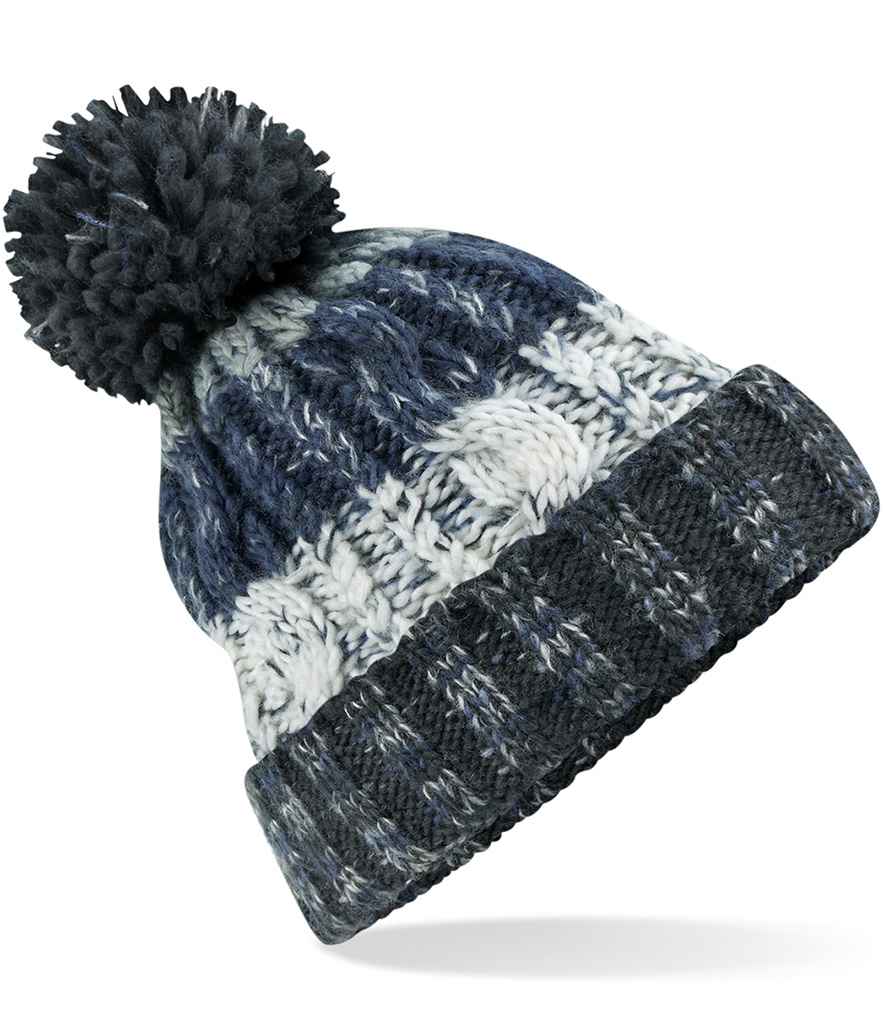 Beechfield - Corkscrew Pom Pom Beanie - Pierre Francis