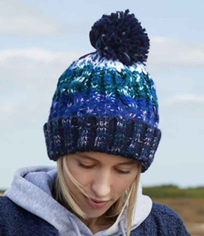 Beechfield - Corkscrew Pom Pom Beanie - Pierre Francis