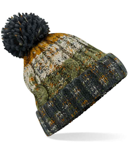 Beechfield - Corkscrew Pom Pom Beanie - Pierre Francis