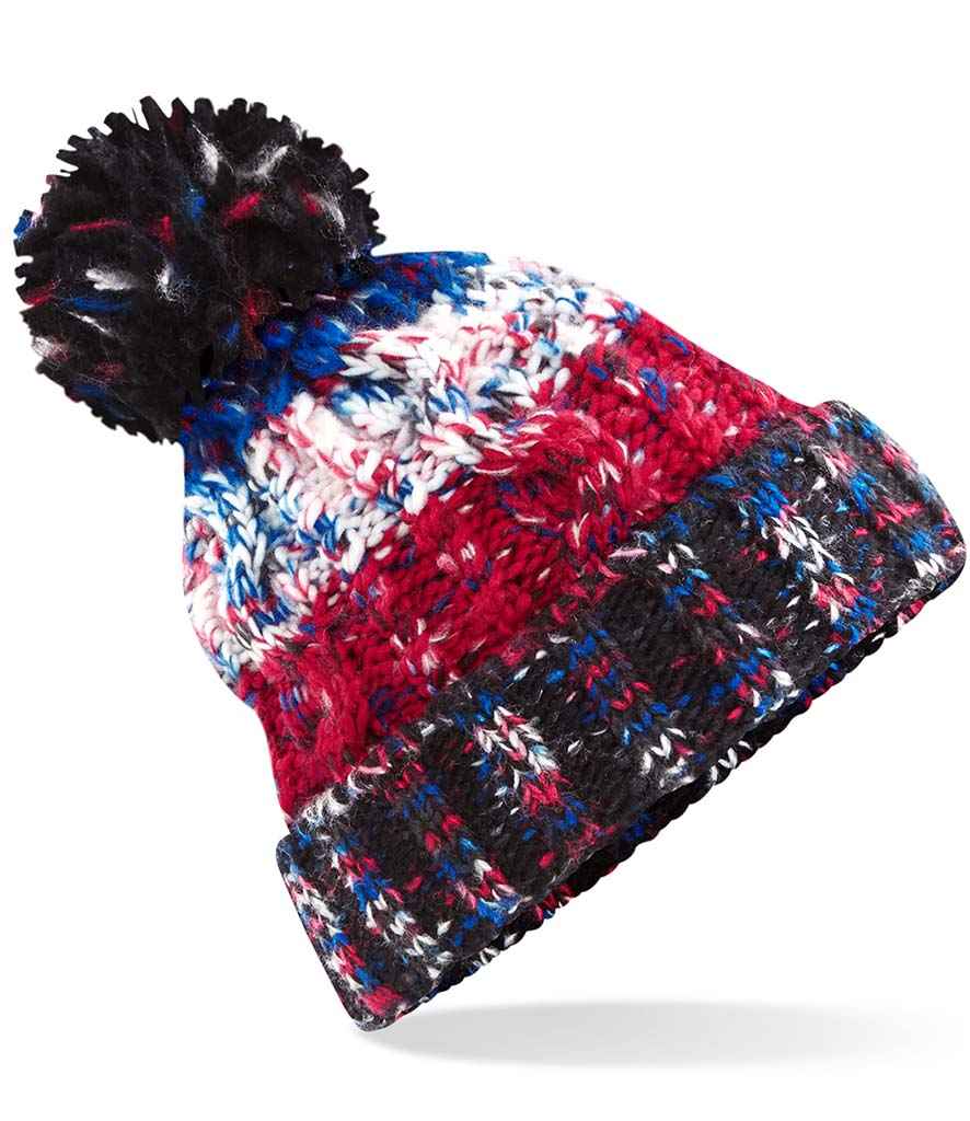 Beechfield - Corkscrew Pom Pom Beanie - Pierre Francis