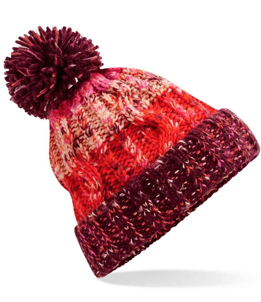 Beechfield - Corkscrew Pom Pom Beanie - Pierre Francis