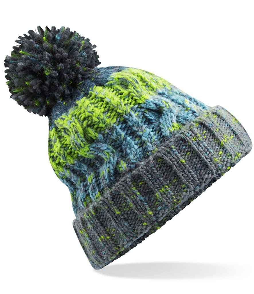 Beechfield - Corkscrew Pom Pom Beanie - Pierre Francis