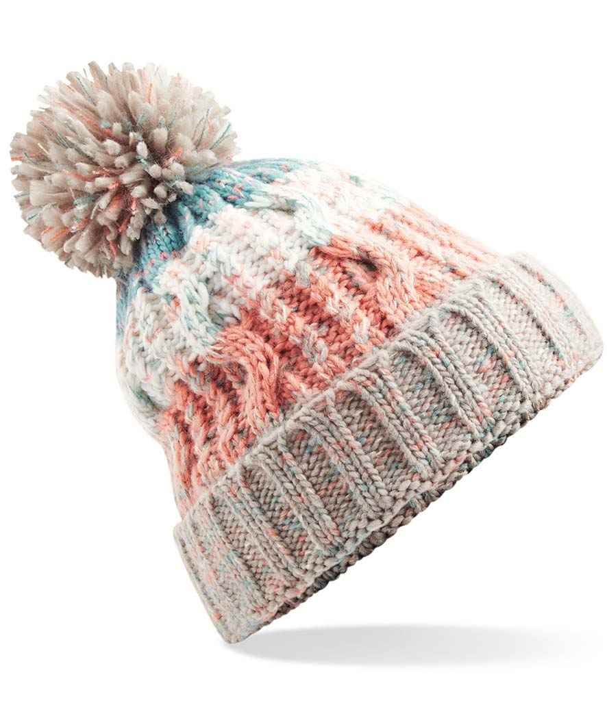 Beechfield - Corkscrew Pom Pom Beanie - Pierre Francis