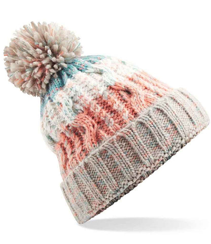 Beechfield - Corkscrew Pom Pom Beanie - Pierre Francis