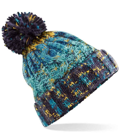 Beechfield - Corkscrew Pom Pom Beanie - Pierre Francis