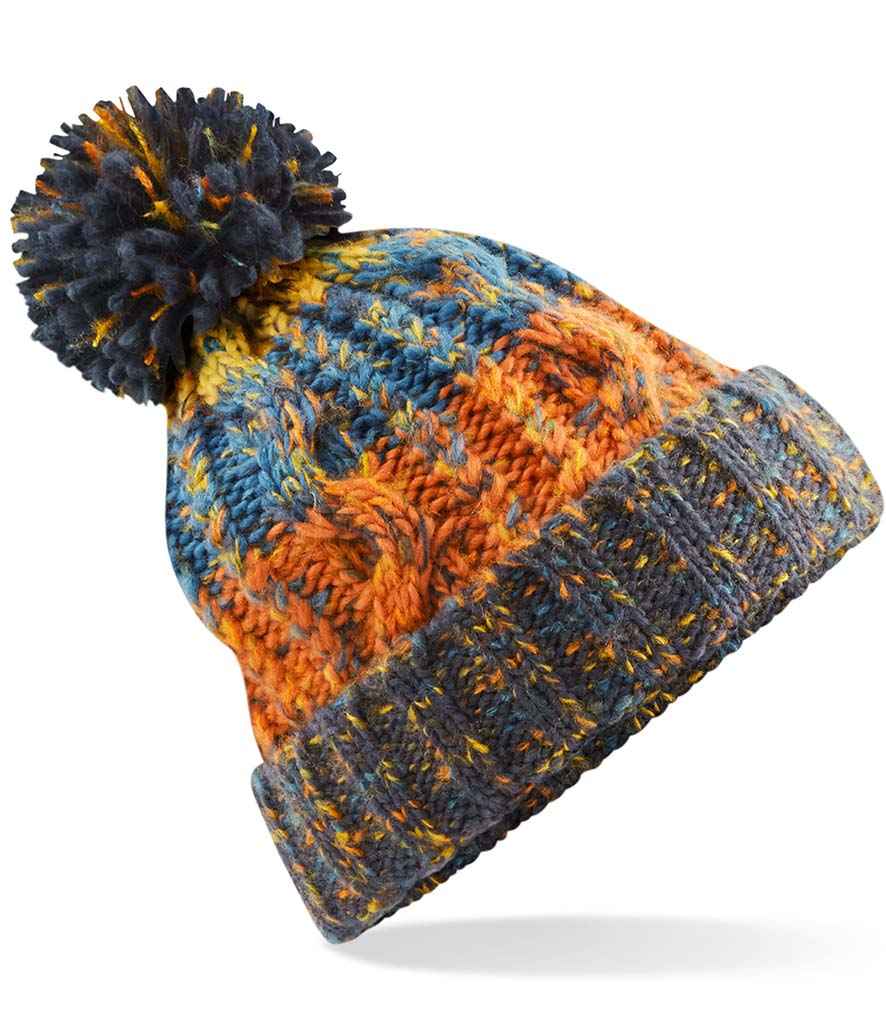 Beechfield - Corkscrew Pom Pom Beanie - Pierre Francis