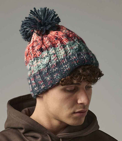 Beechfield - Corkscrew Pom Pom Beanie - Pierre Francis