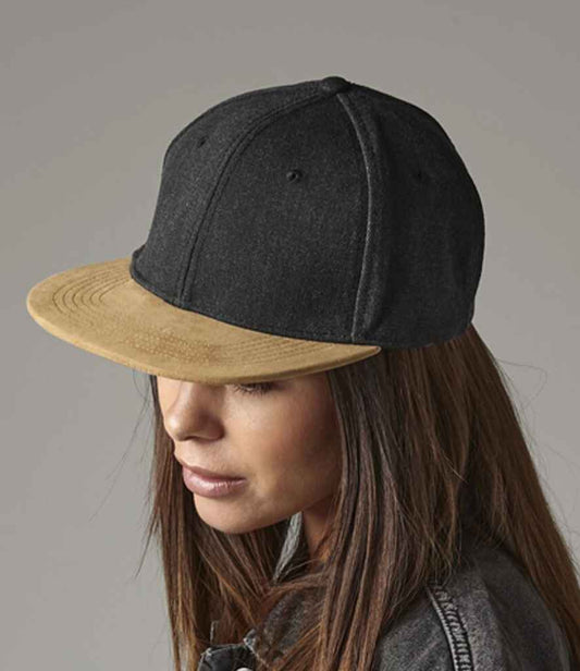 Beechfield - Suede Peak Snapback Cap - Pierre Francis