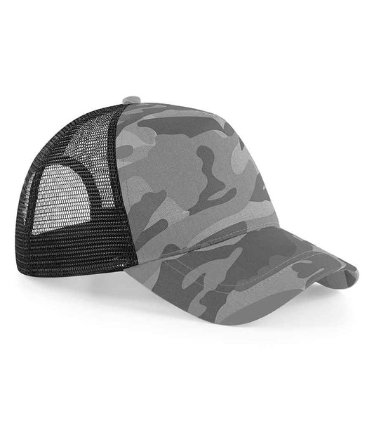 Beechfield - Camo Snapback Trucker Cap - Pierre Francis