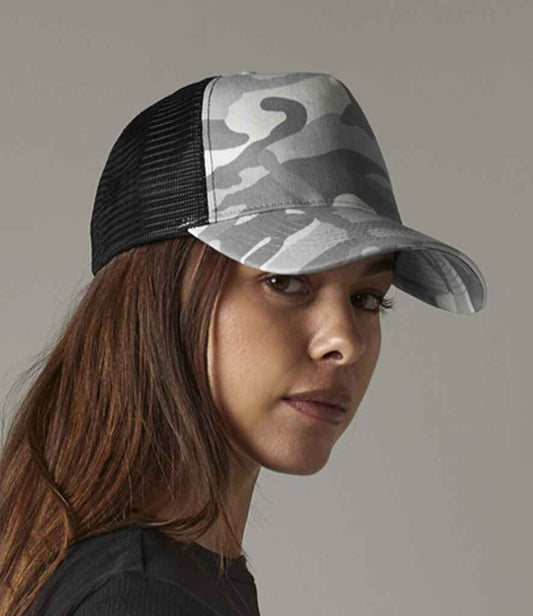 Beechfield - Camo Snapback Trucker Cap - Pierre Francis