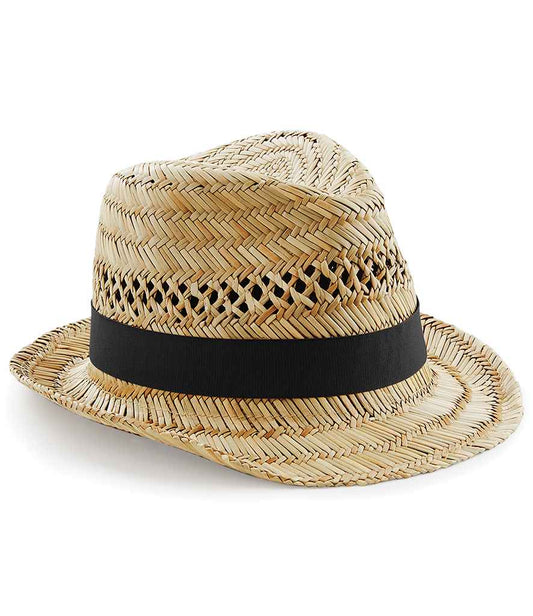 Beechfield - Straw Summer Trilby - Pierre Francis