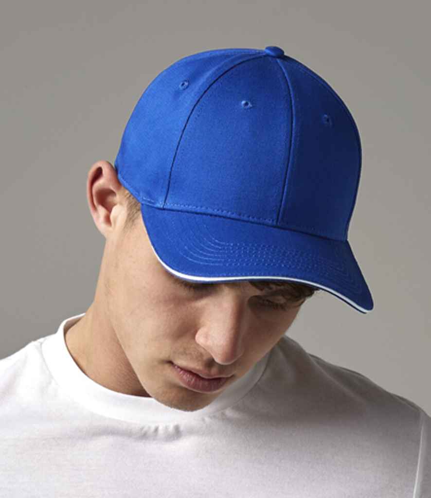 Beechfield - EarthAware® Classic Organic Cotton 6 Panel Sandwich Peak Cap - Pierre Francis