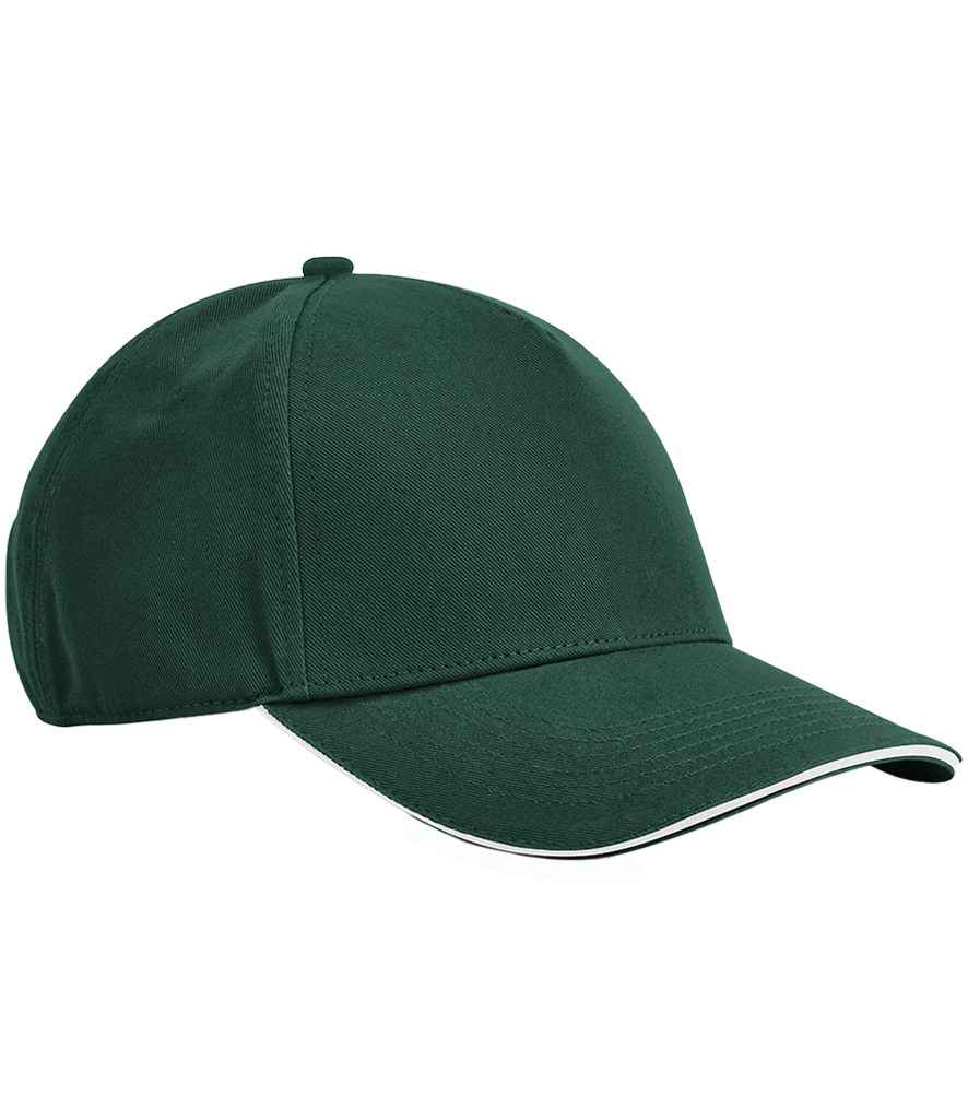 Beechfield - EarthAware® Classic Organic Cotton 5 Panel Sandwich Peak Cap - Pierre Francis