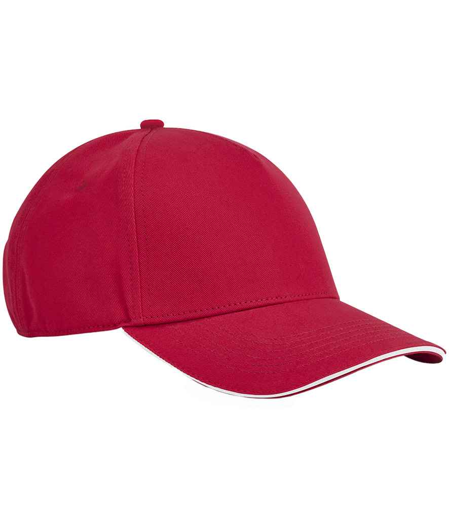 Beechfield - EarthAware® Classic Organic Cotton 5 Panel Sandwich Peak Cap - Pierre Francis