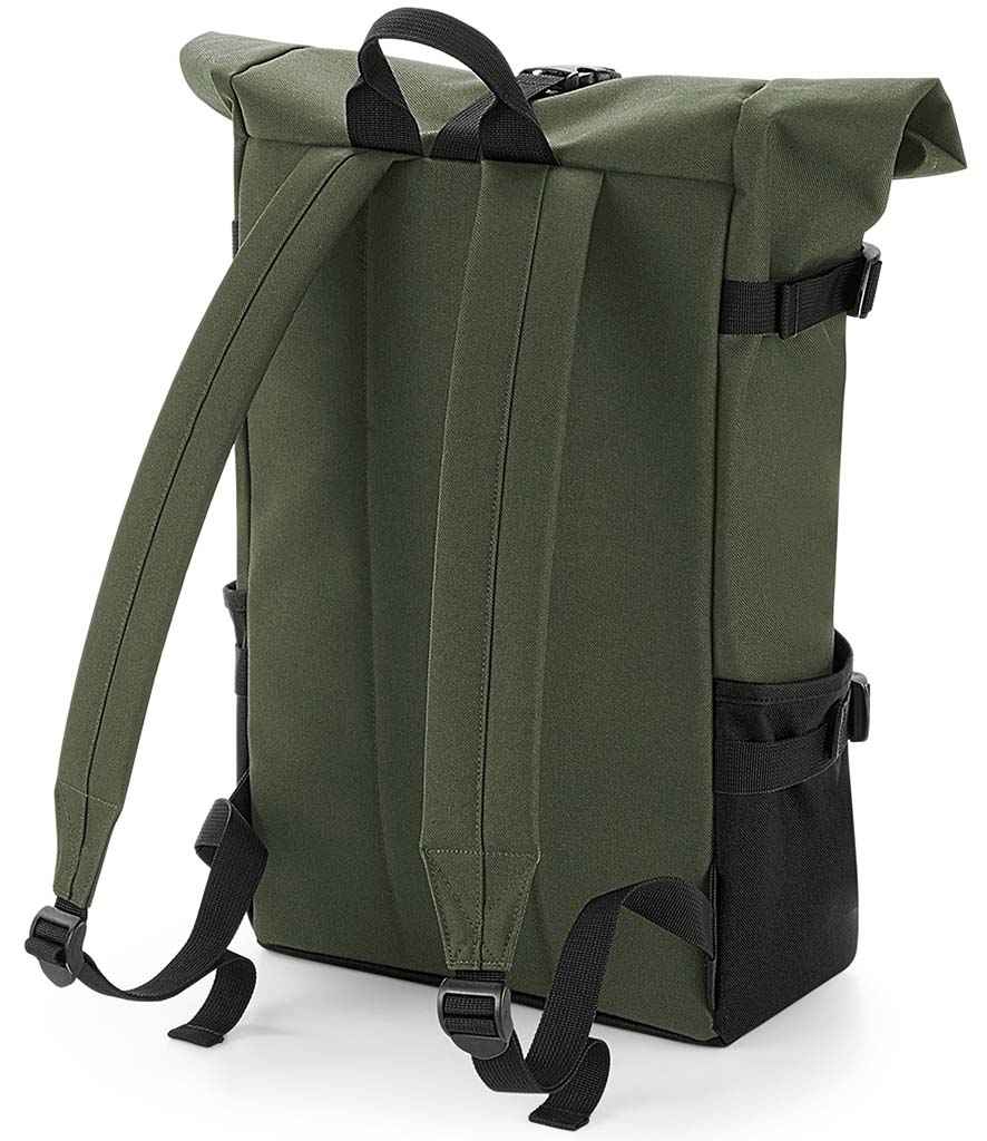 BagBase - Block Roll-Top Backpack - Pierre Francis