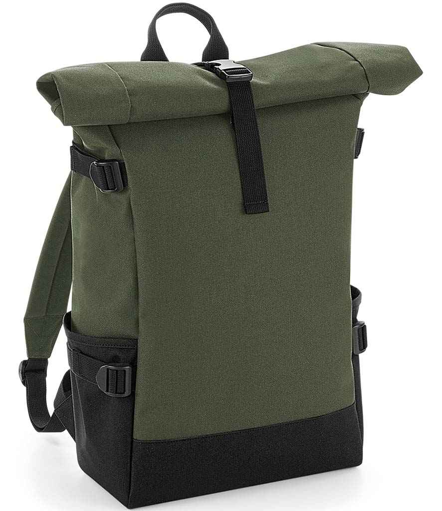 BagBase - Block Roll-Top Backpack - Pierre Francis