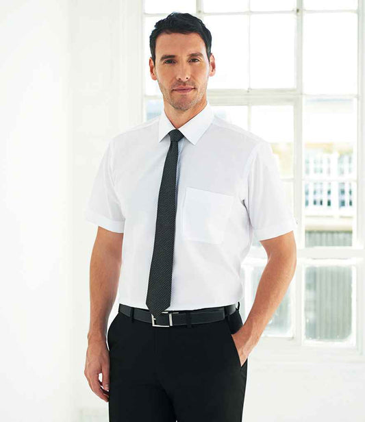 Brook Taverner - Rosello Short Sleeve Poplin Shirt - Pierre Francis