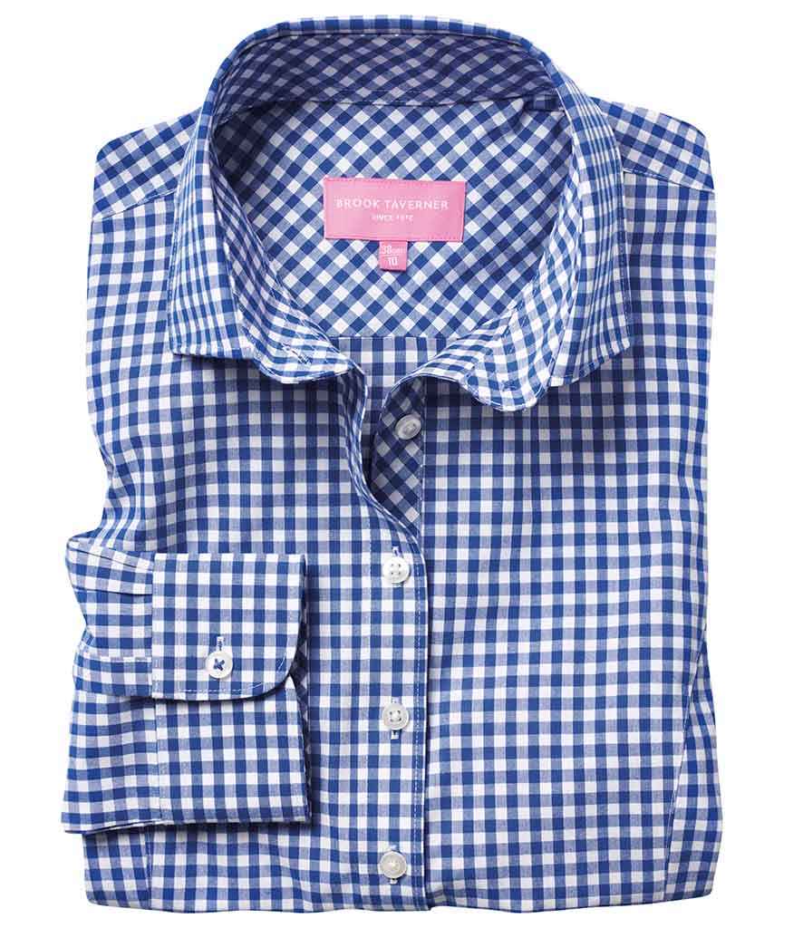 Brook Taverner - Ladies Kansas Gingham Long Sleeve Shirt - Pierre Francis