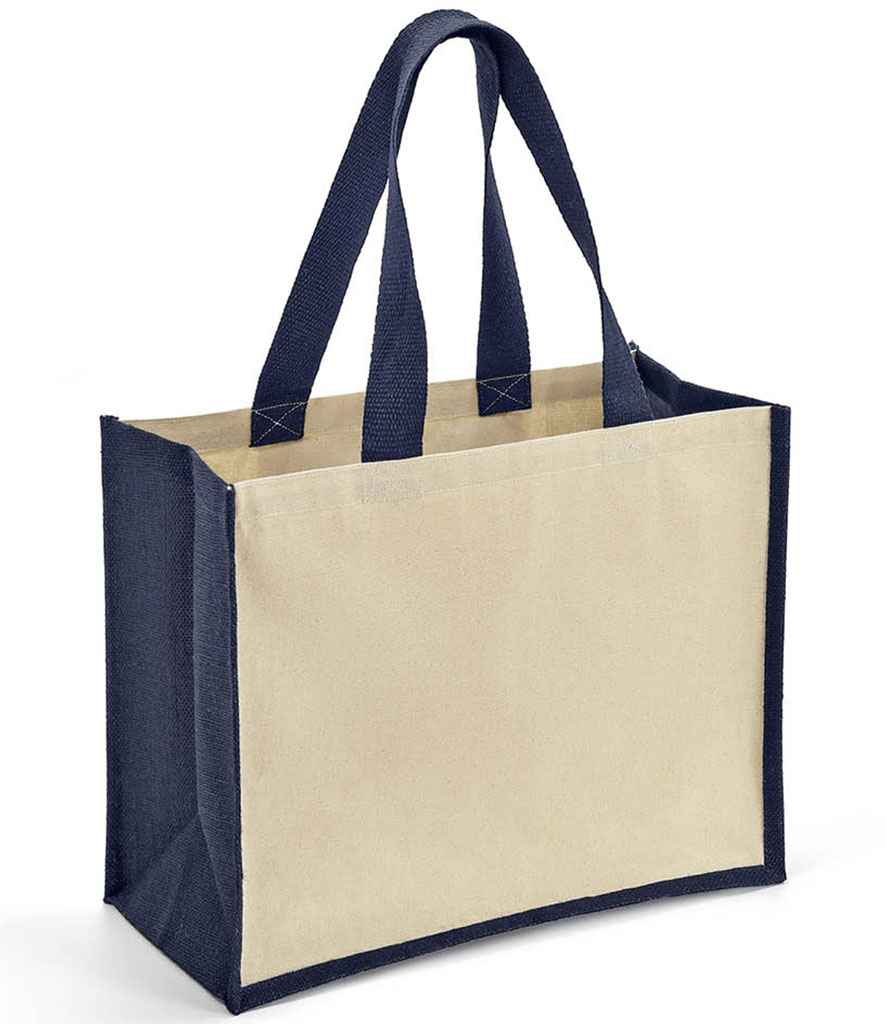 Brand Lab - Jute and Canvas Shopper - Pierre Francis