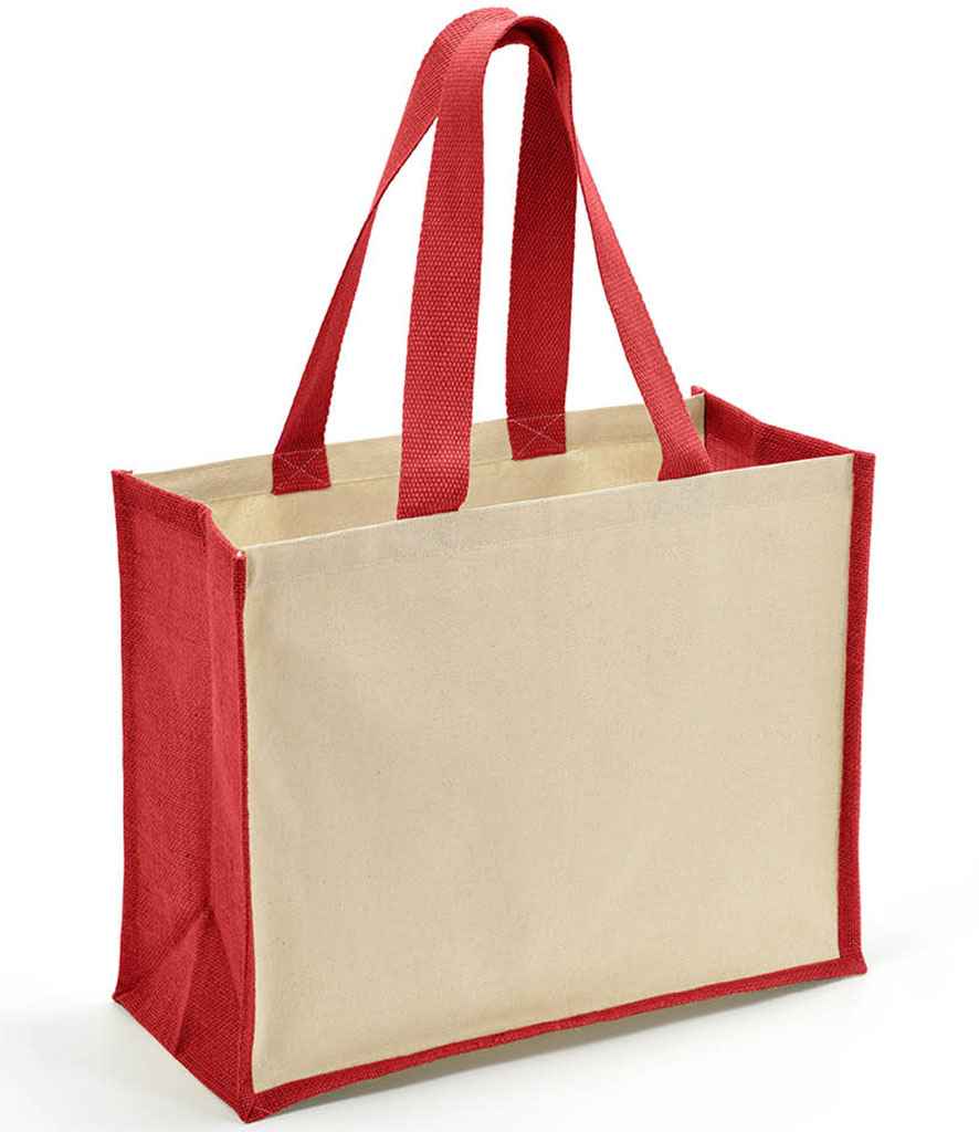 Brand Lab - Jute and Canvas Shopper - Pierre Francis