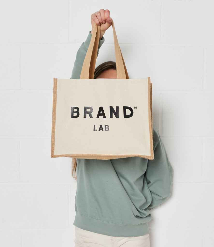 Brand Lab - Jute and Canvas Shopper - Pierre Francis