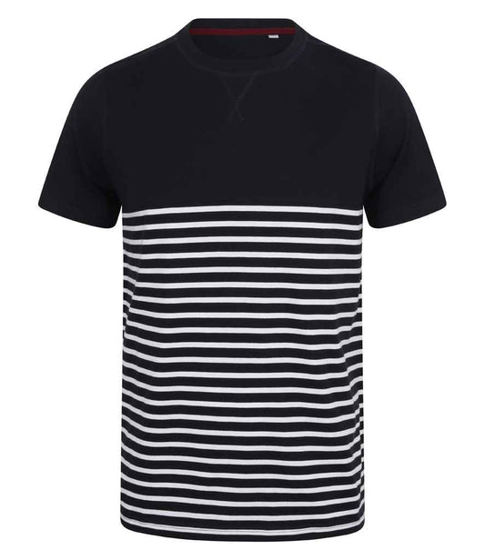 Front Row - Unisex Breton Striped T-Shirt