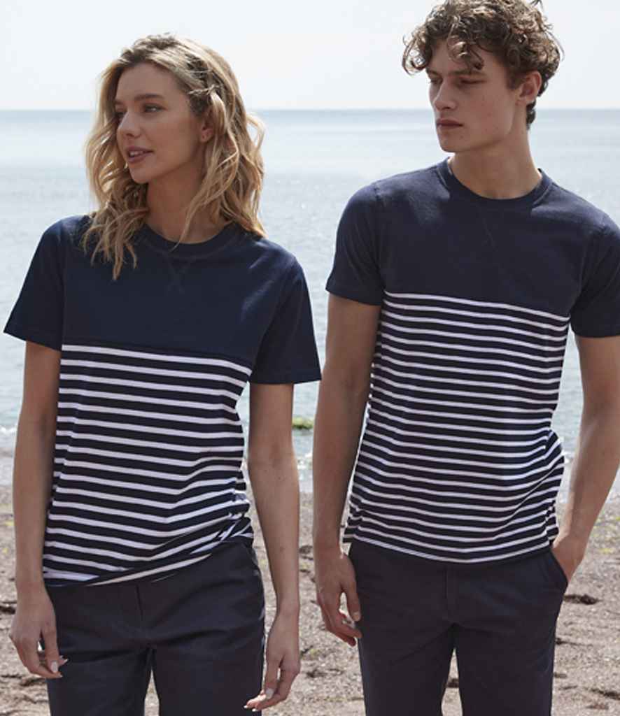 Front Row - Unisex Breton Striped T-Shirt - Pierre Francis