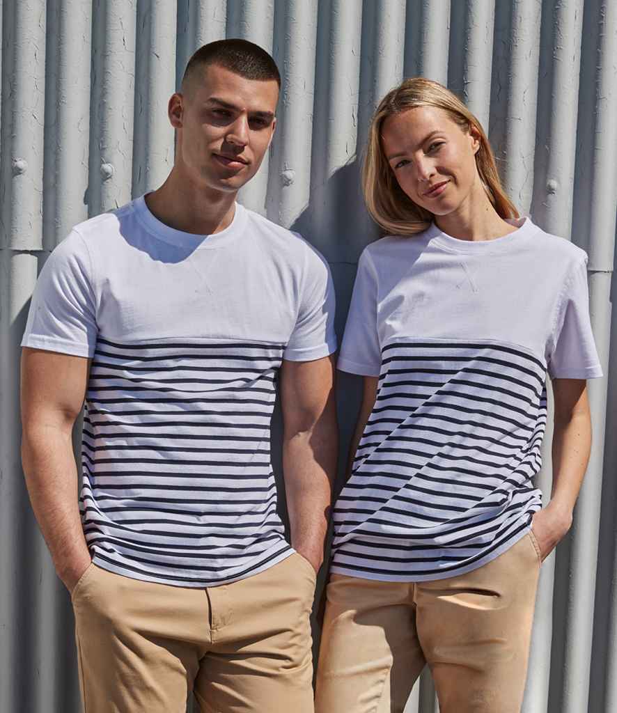 Front Row - Unisex Breton Striped T-Shirt - Pierre Francis