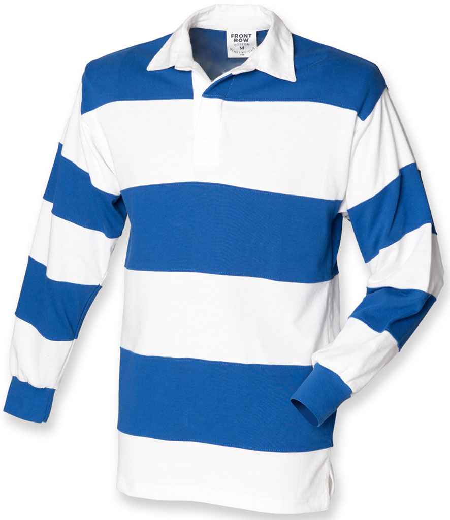 Front Row - Sewn Stripe Rugby Shirt - Pierre Francis